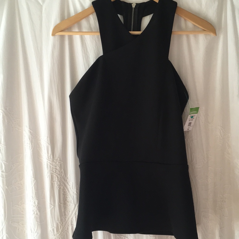 Gorgeous, cross front, racer back evening top